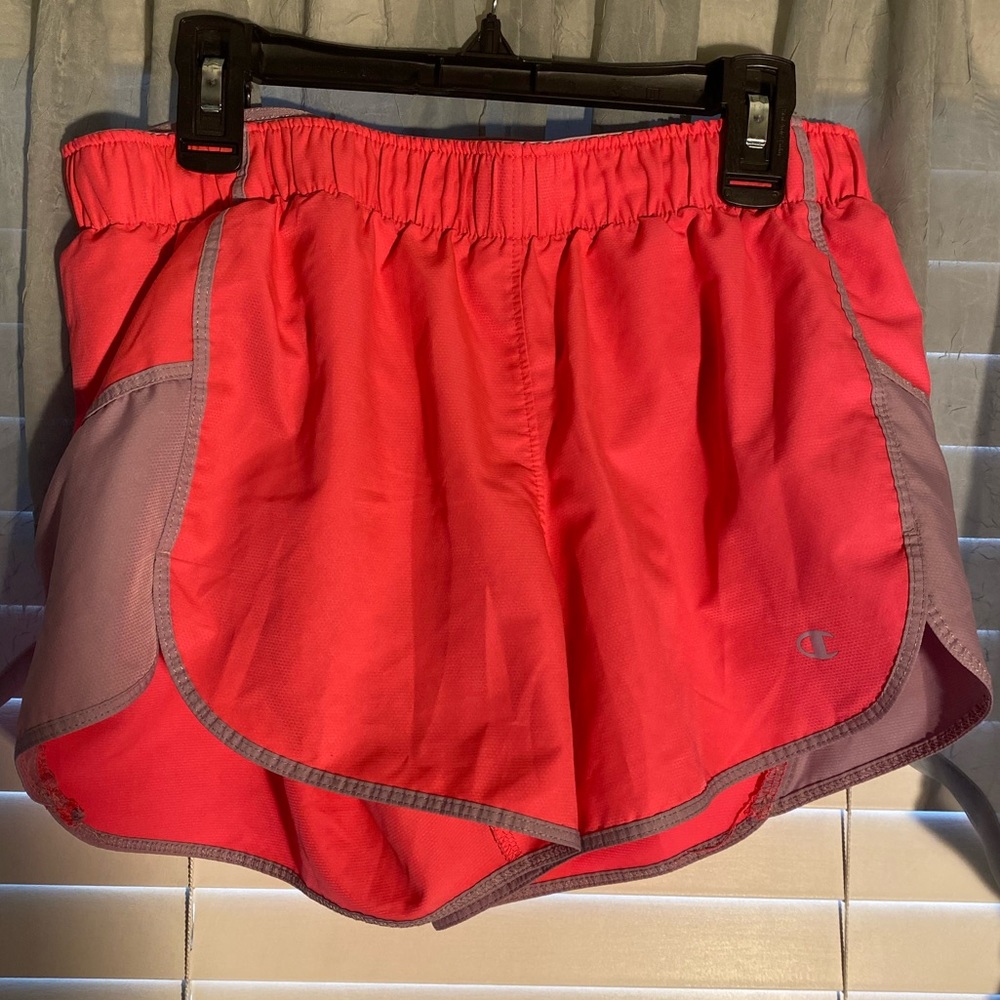 champion athletic pink shorts